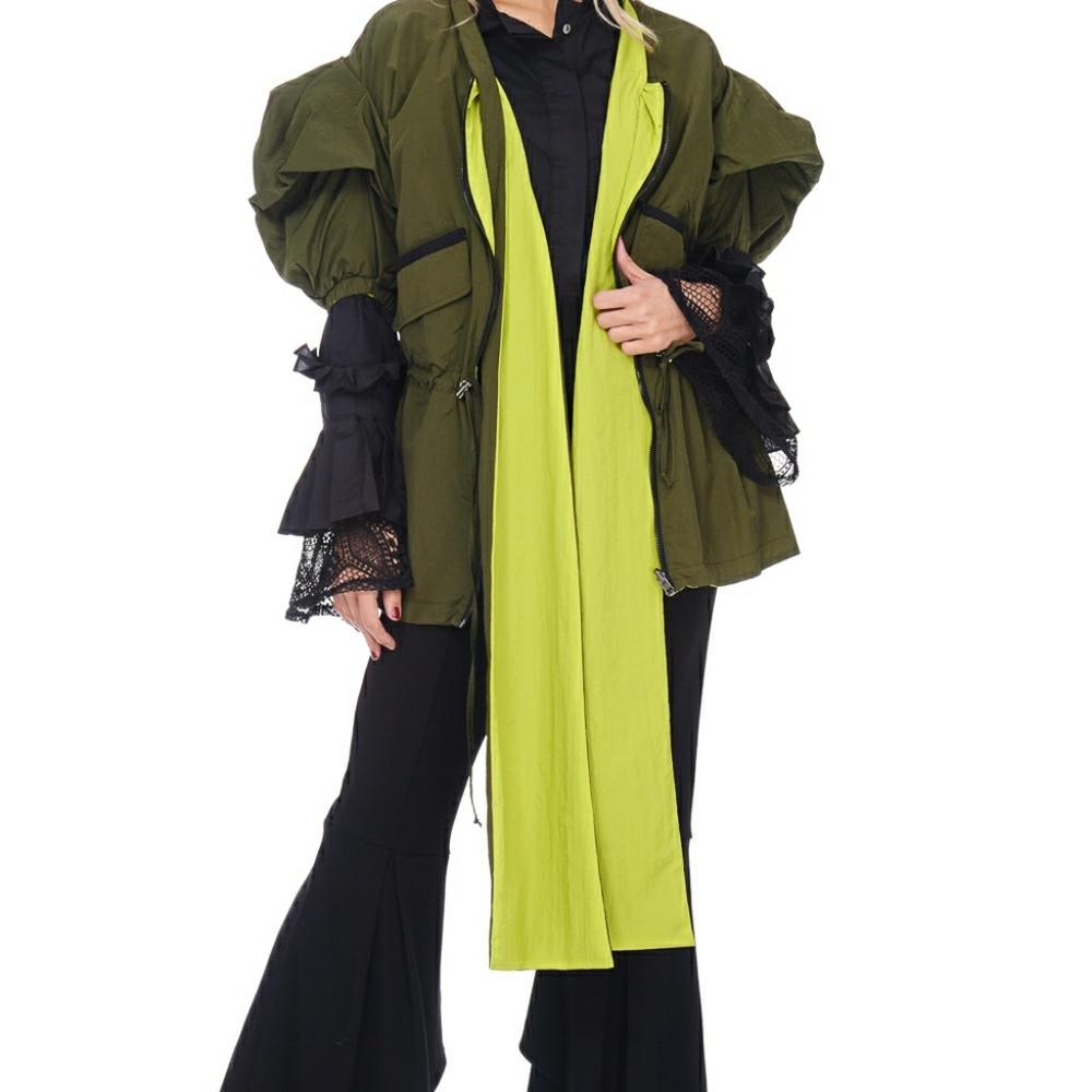 TOV Olive Luminous Kimono Jacket - Picture 2 of 8